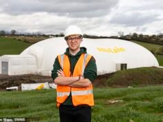 Abogados británicos… ¿en invierno? Los ecoagricultores presentan su plan para cultivar frutas exóticas en su suelo durante todo el año