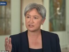 Los problemas iraníes que rompieron a Penny Wong: el Ministro de Relaciones Exteriores arremete dos veces durante una irritante conferencia de prensa sobre la guerra en Medio Oriente