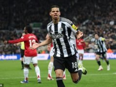 Eddie Howe revela el secreto del éxito de Will Osula después del gol del suplente del Newcastle contra el Man United en el tiempo de descuento