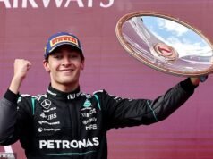 George Russell se lleva la victoria en el Gran Premio de Australia después de la batalla con Charles Leclerc de Ferrari por el primer puesto, mientras la estrella australiana de F1 Oscar Piastri se derrumba