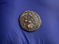 La moneda utilizada para pagar el billete de autobús en Leeds fue fabricada por una antigua civilización hace más de 2.000 años.