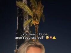 ¿Estas publicaciones aterradoras muestran que los influencers de Dubai ESTÁN diciendo qué decir? Cómo docenas de estrellas de las redes sociales elogian al líder con mensajes de ‘Sé quién nos protege’ en videos idénticos de TikTok