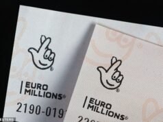 El afortunado poseedor de un billete en el Reino Unido gana el premio mayor de Euromillones de £181 millones