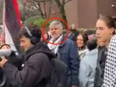 El organizador de la ‘manifestación del odio’ de Al-Quds en Londres grita ‘Muerte a las FDI’ durante las protestas en Irán antes de corear ‘Jamenei nos enorgullece’