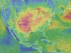 La megatormenta causa estragos en todo el Medio Oeste cuando miles de vuelos se cancelaron con 18 pulgadas de nieve y tormentas eléctricas severas que pusieron a 200 millones de personas en alerta urgente.