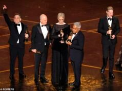 La película de Lewis Hamilton sobre F1 gana el Oscar al mejor sonido… pero la estrella de Ferrari se pierde el deslumbrante espectáculo de Hollywood