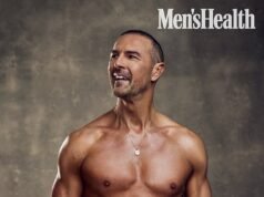Paddy McGuinness, de 52 años, muestra su abdomen y sus abultados bíceps mientras posa sin camisa y recuerda “tocar fondo” mientras revela su increíble transformación física en la portada de Men’s Health.