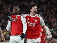 El lado de juego de Eberechi Eze del Arsenal ha mejorado para satisfacer a Mikel Arteta, cómo reaccionó a los “claros comentarios” del entrenador y cómo Declan Rice cree que pueden sacar aún más provecho del mediocampo.