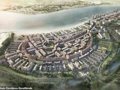 En el Reino Unido se está construyendo una enorme ciudad nueva con 20.000 viviendas, hoteles, tiendas y escuelas en un intento por afrontar la crisis inmobiliaria.