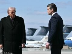 Un Trump muy sombrío da un saludo final a otros seis soldados estadounidenses muertos en la guerra de Irán mientras el número de muertos sigue aumentando.