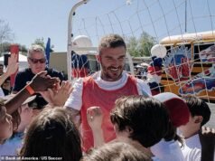 David Beckham lanza iniciativa para llevar el fútbol a las escuelas de EE. UU. en medio de una disputa con su hijo Brooklyn