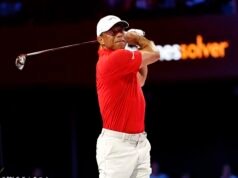 A Tiger Woods le ‘patean el trasero’ en el tan esperado regreso al golf mientras Vanessa Trump observa a la leyenda perder la final de TGL