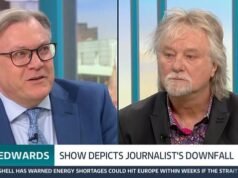 Ed Balls choca con el publicista de Huw Edwards cuando lo acusa de “promover a un pedófilo y utilizar la mala salud mental como excusa para sus crímenes”, en estado de shock. Good Morning Britain.