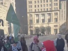 Repugnantes manifestantes antiamericanos se reúnen en Filadelfia: “¡Por cada soldado estadounidense que regresa en un ataúd, aplaudimos!” »