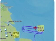 Avión de la Fuerza Aérea de EE.UU. declara estado de emergencia al aterrizar en base británica procedente de Israel