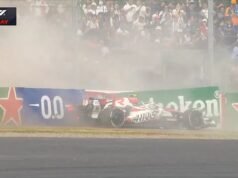 Ollie Bearman se aleja cojeando de un grave accidente a 225 km/h en el Gran Premio de Japón, mientras Haas ofrece información actualizada sobre la estrella británica de F1