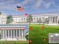 Humillantes ‘defectos’ en el diseño del salón de baile de la Casa Blanca de Trump revelados mientras la construcción ya está en marcha