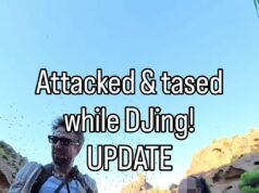 Aterrador momento en el que un hombre australiano es atacado y casi atacado con una pistola eléctrica por un extraño en Francia: “¿Quién te crees que eres?