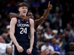 UConn sella el lugar en la Final Four de March Madness después del ‘final más loco de todos los tiempos’ para vencer a Duke en una sorprendente remontada