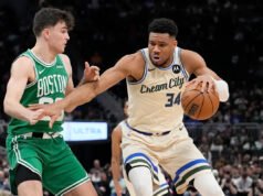 Giannis Antetokounmpo pierde 19 puntos por una lesión en la pantorrilla mientras los Bucks caen en una derrota aplastante ante los Celtics
