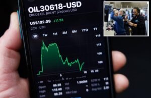 Los futuros del Dow caen 500 puntos mientras el petróleo supera los 100 dólares el barril