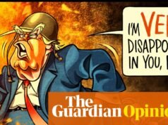 Ben Jennings sobre Donald Trump, Keir Starmer y la guerra de Irán – caricatura