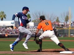 Lo que Bryce Harper y Aaron Judge del equipo de EE. UU. le dijeron a Bryce Eldridge de SF Giants