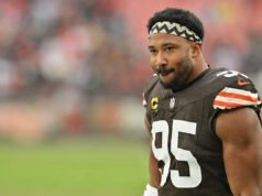 Myles Garrett fue citado por conducir a 94 mph y recibió su novena multa por exceso de velocidad desde que se unió a la NFL.