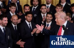 Messi y el Inter Miami sirvieron de fondo de pantalla para los caprichos de Trump durante su visita a la Casa Blanca | MLS