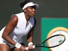 Venus Williams cae en primera ronda del BNP Paribas Open