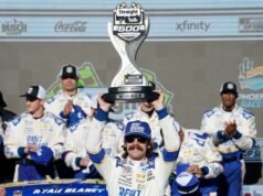 Blaney acaba con la racha de Reddick y le da a Penske la barrida en Phoenix