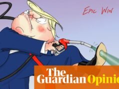 Nicola Jennings sobre la estrategia de guerra de Trump contra Irán – caricatura