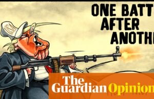 Ben Jennings sobre la petición de Donald Trump de apoyo europeo para su guerra contra Irán – caricatura