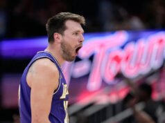 Luka Dončić firma el primer partido de 60 puntos de los Lakers desde la despedida de Kobe Bryant