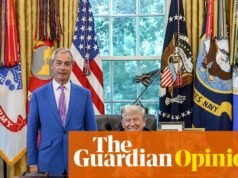 El mayor desafío que jamás haya enfrentado Farage: convencer al mundo de que nunca fue el mejor amigo de Donald Trump | Marina Hyde