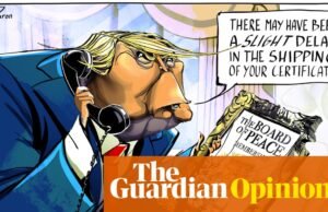 Ella Baron sobre Trump y la interrupción del transporte marítimo – caricatura