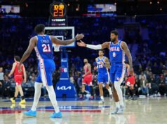 Joel Embiid y Paul George se combinaron para 63 puntos en el Juego 1 cuando los Sixers anotaron la mayor cantidad de puntos en 56 años en su victoria sobre los Bulls.