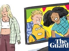 ¿Puede Vinted ayudarme a parecerme más a la Generación Z? La caricatura de Becky Barnicoat.