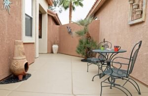 Un patio de estuco es el estilo perfecto para los amantes de la estética rural y mediterránea.