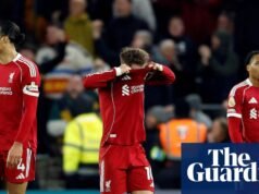 Arne Slot lamenta la “misma vieja historia” después de que el Liverpool concediera el último ganador a los Wolves | Liverpool