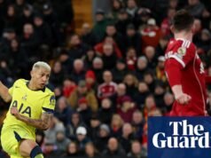 Richarlison salva el último punto para los Spurs en Liverpool para aliviar la presión sobre Tudor | primera división