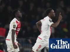 Fútbol europeo: Mónaco sacude las esperanzas de título del PSG con una victoria en el Parque de los Príncipes | fútbol de clubes europeos