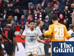 Fútbol europeo: Díaz salva al Bayern y luego ve la roja ante el Leverkusen | fútbol de clubes europeos