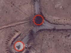 Imágenes de satélite capturan ataques aéreos que reducen a escombros los F-14 Tomcat iraníes fabricados en Estados Unidos.