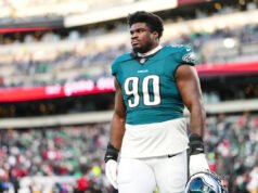 Los Eagles convertirían a Jordan Davis en el NT mejor pagado en la historia de la NFL
