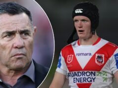 Shane Flanagan bajo presión como entrenador de los Dragones, pide que Kade Reed debute
