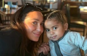 Adrienne Bailon-Houghton dice que ya le está enseñando el ‘consentimiento’ a su hijo de 3 años (exclusivo)