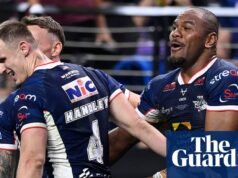 Maika Sivo del Leeds protagoniza la demolición del Hull KR en Las Vegas | Rinoceronte de Leeds