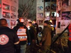 Al menos 88 heridos, 10 de ellos en estado grave, tras el ataque con misiles iraníes al edificio de Arad