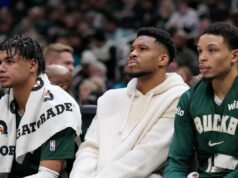 Giannis Antetokounmpo estaría fuera de los Bucks por el resto de la temporada